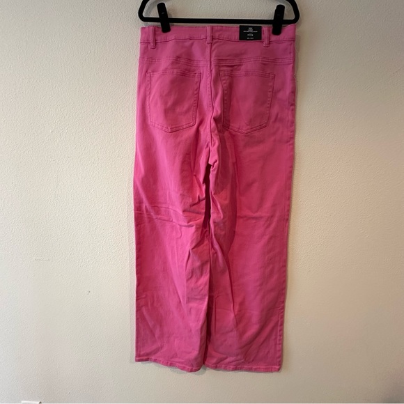 H&M+ Pink Wide Leg Twill Pants - Picture 6 of 6